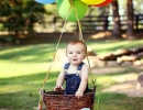 Sweet hot air balloon | 10 1st Birthday Party Ideas for Boys Part 2 - Tinyme Blog