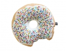 Krispy Dreme donut cushion cream add some fun and whimsy to your space! | 10 Adorable Kids Cushions - Tinyme Blog