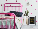 Colourful and relaxing hot pink room | 10 Brilliantly Bright Neon Kids Rooms - Tinyme Blog