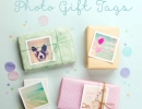 Lovely paper with super cute pastel photo gift tag | 10 Cute and Creative Gift Wrapping ideas - Tinyme Blog
