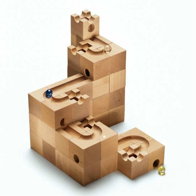 wooden engineering toys