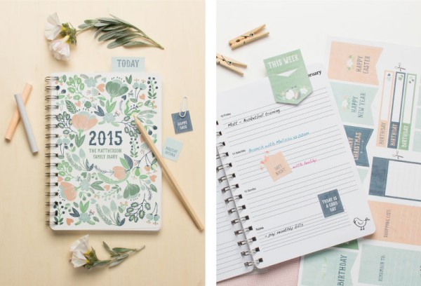 Free Garden Party Diary Printables from Tinyme