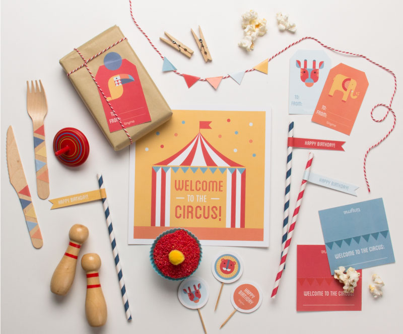 Circus Party Printables