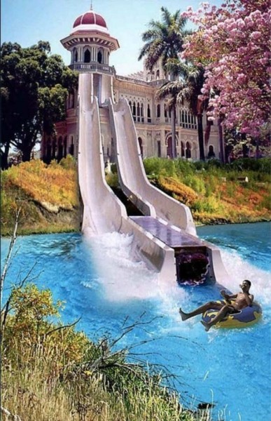 Slide away | 10 Dream Backyards - Tinyme Blog