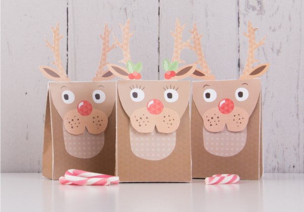 Free Tinyme Reindeer Gift Bags