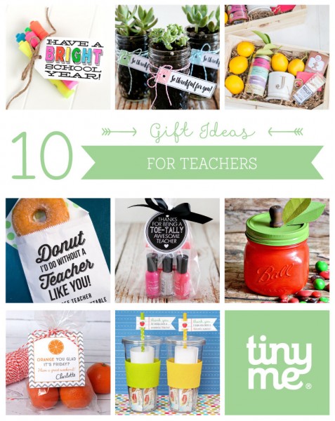 10 Gift Ideas for Teachers - Tinyme Blog