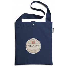 Library Book Shelf Personalized Canvas Tote Bag