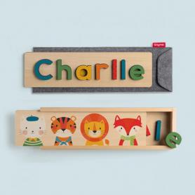  Woodemon Personalized Name Puzzle for Kids, Custom