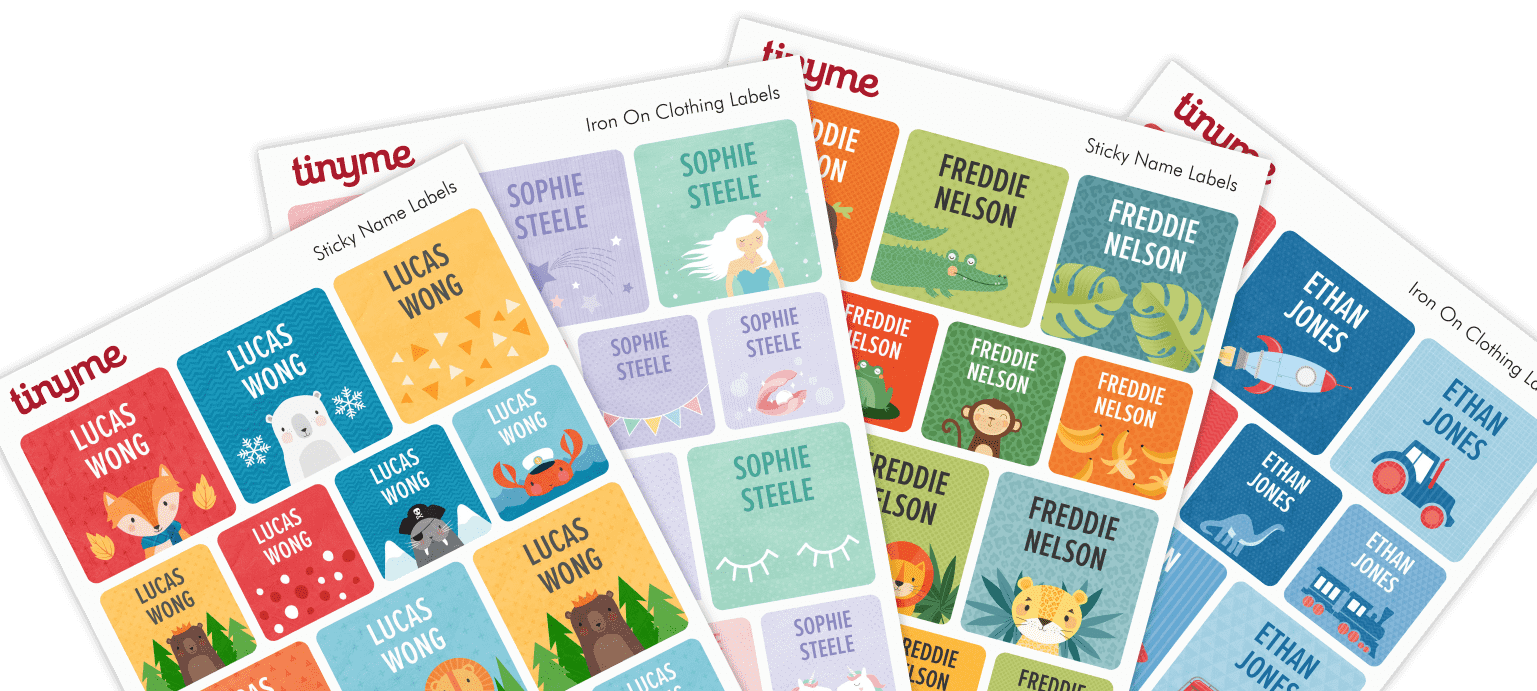 School Name Labels for Kids - Tinyme US